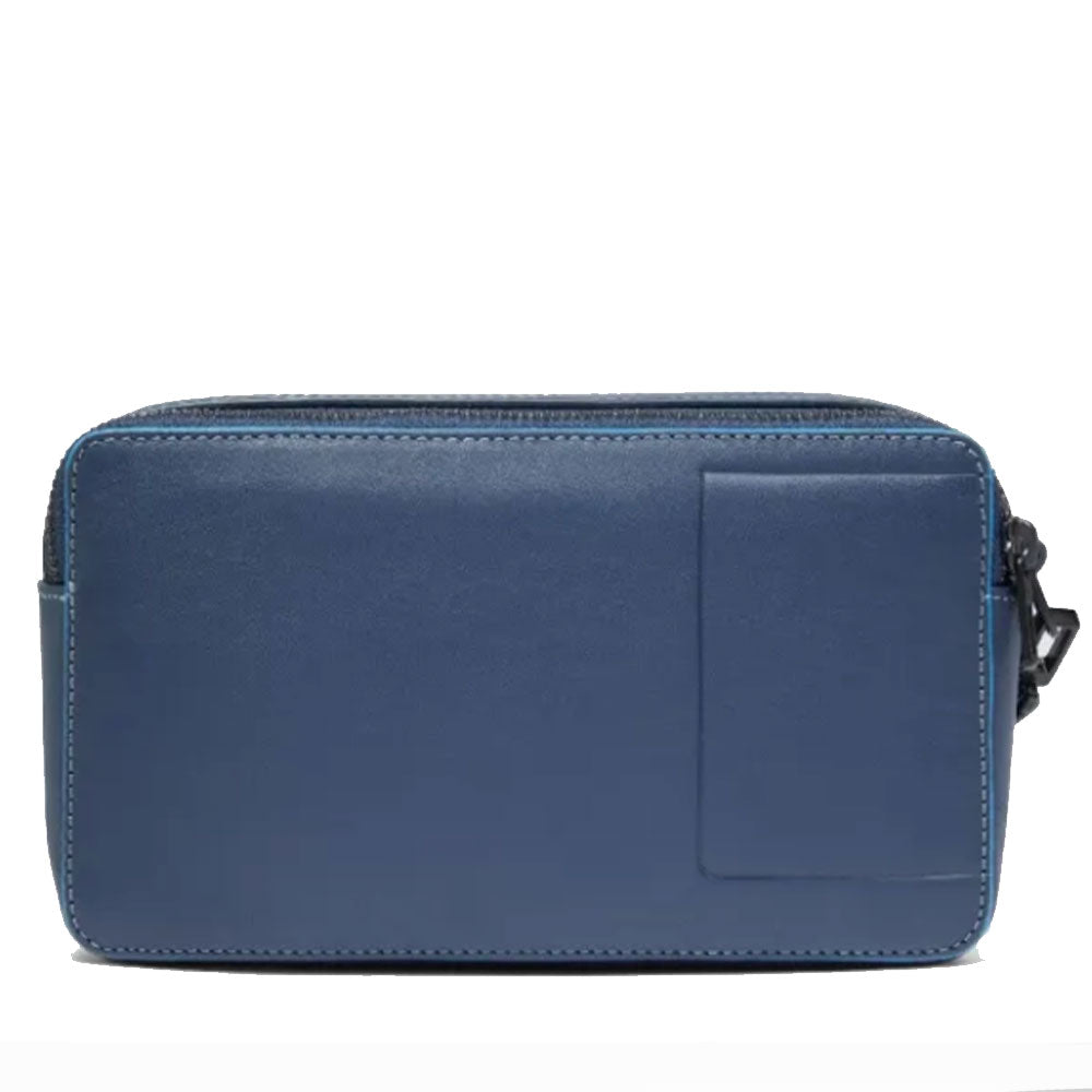 Pochette Uomo PIQUADRO in Pelle Linea Atlas colore Blu - AC4221S138R