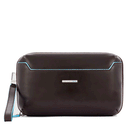 Pochette Uomo PIQUADRO in Pelle Linea Blue Square colore Mogano - AC5940B2R