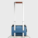 Herren-Pochette PIQUADRO aus Stoff in Avio mit Umhängeriemen Modell Corner - AC6492C2OW
