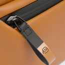 Men's Tan Fabric Pouch PIQUADRO Corner with Shoulder Strap - AC6492C2OW