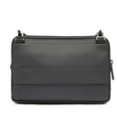 Men's Black Fabric Clutch Bag PIQUADRO Corner with Shoulder Strap - AC6492C2OW