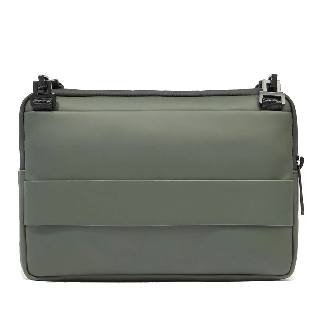 Herren-Umhängetasche PIQUADRO aus Stoff in Grün mit Schulterriemen Modell Corner - AC6492C2OW