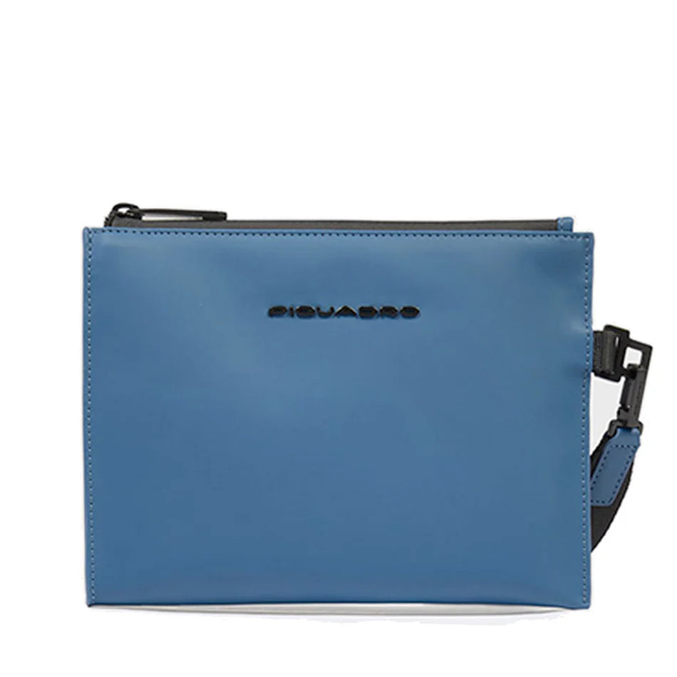 Pochette PIQUADRO in Tessuto Gommato Avio Linea Corner 2.0 Misura Piccola - AC6837C2OW