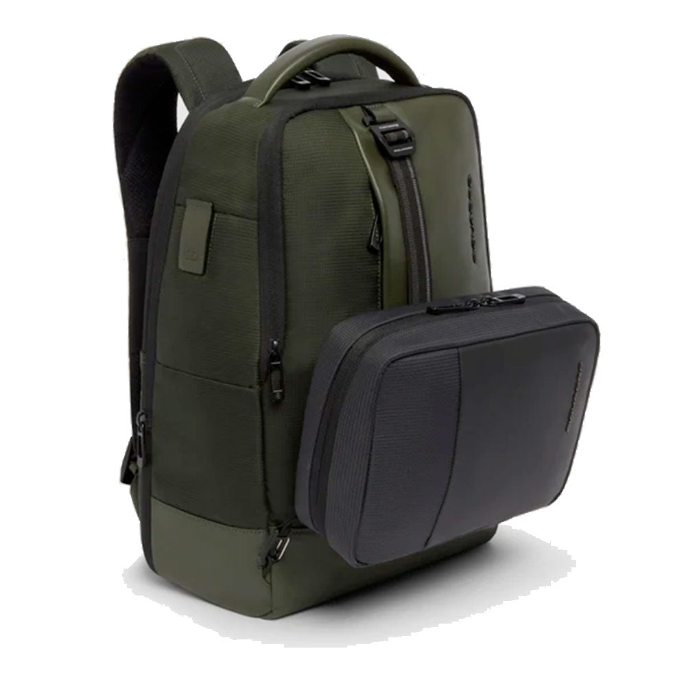 Beauty Case PIQUADRO Uomo in Tessuto e Pelle Colore Nero Linea Sync - AC7185W145