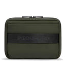 Beauty Case PIQUADRO Uomo in Tessuto e Pelle Colore Verde Linea Sync - AC7185W145