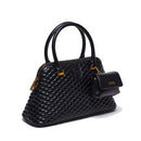 Borsa a Mano LIU JO Better Trapuntato Glossy Nero