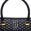 Borsa a Mano LIU JO Better Trapuntato Glossy Nero