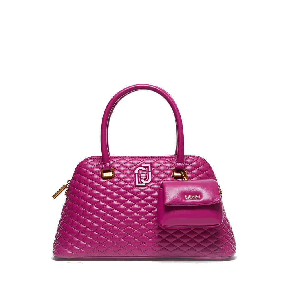 Borsa a Mano LIU JO Better Trapuntato Glossy Fucsia