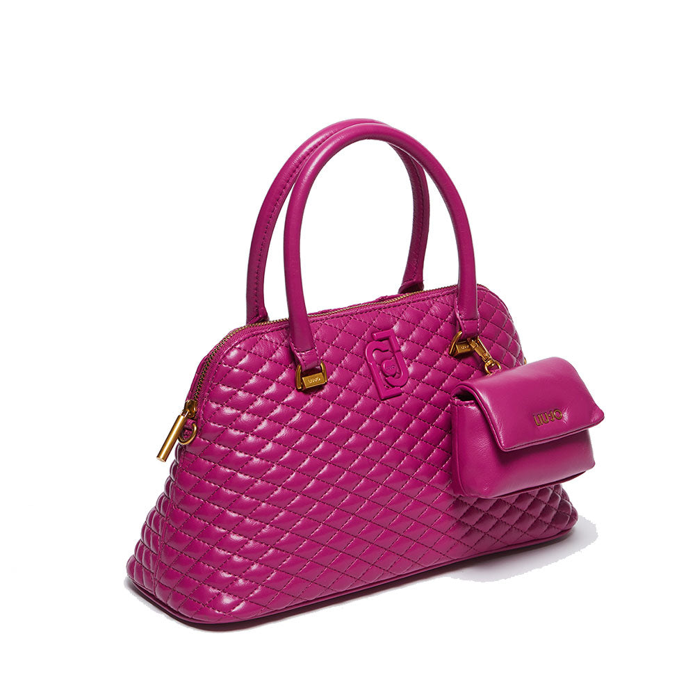 LIU JO Better Quilted Handtasche Glossy Fuchsia