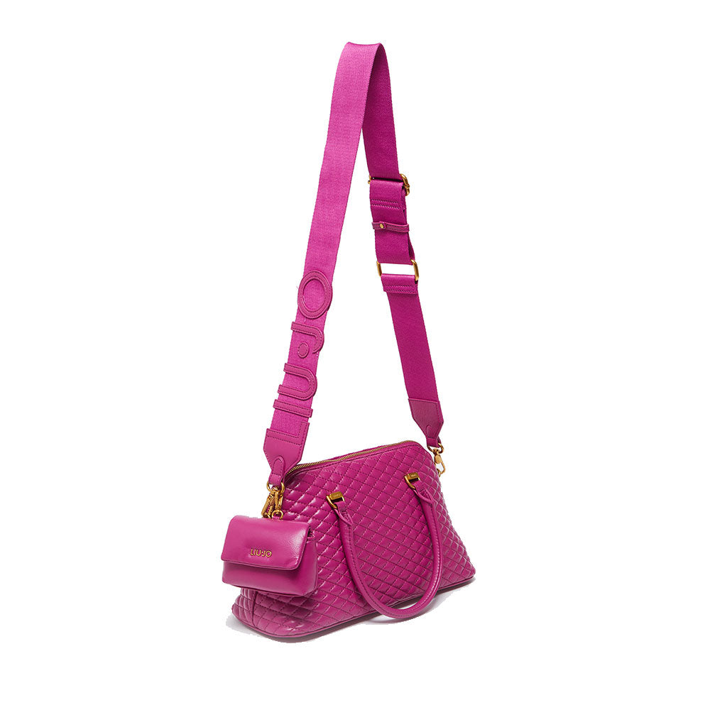 LIU JO Better Quilted Handtasche Glossy Fuchsia