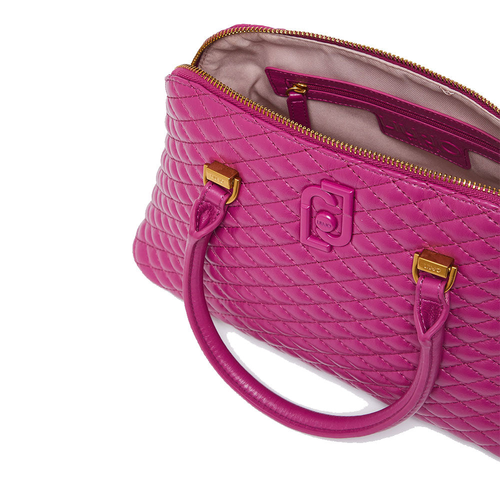 LIU JO Better Quilted Handtasche Glossy Fuchsia