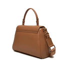 LIU JO Better Brown Damenhandtasche mit Klemmlogo