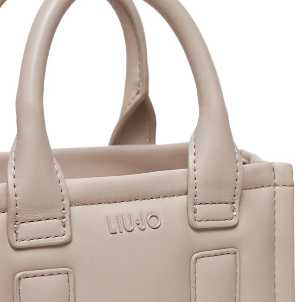 Mini Shopping Bag a Mano LIU JO Better Imbottita True Champagne