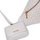 LIU JO Better Damen Gürteltasche Glossy Quilted True Champagne