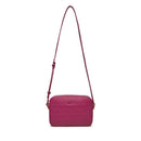 LIU JO Better Shoulder Kameratasche mit durchgehendem Fuchsia-Monogramm-Logo
