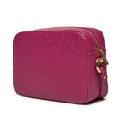 LIU JO Better Shoulder Kameratasche mit durchgehendem Fuchsia-Monogramm-Logo