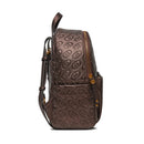 Zaino Donna LIU JO Better con Logo in Rilievo All Over Brown Stone