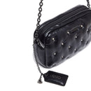 Camera Case a Tracolla LIU JO Better Glossy Nera con Strass