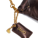 Borsa a Tracolla LIU JO Better Glossy Brown Stone con Strass