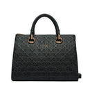 Borsa Donna a Mano Large LIU JO Better con Logo Monogram All Over colore Nero