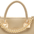 Borsa Donna a Mano Media LIU JO effetto Bottalato color Sabbia