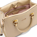 Borsa Donna a Mano Media LIU JO effetto Bottalato color Sabbia