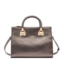 Borsa Donna a Mano Media LIU JO effetto Bottalato Moro Light