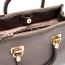 Borsa Donna a Mano Media LIU JO effetto Bottalato Moro Light