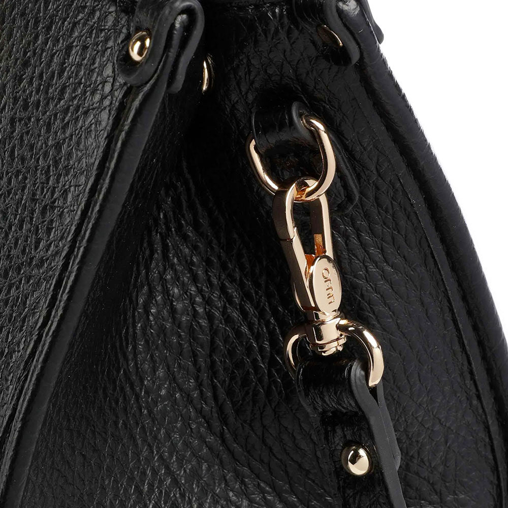 Borsa Donna a Mano Media LIU JO effetto Bottalato Nero