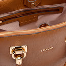 Borsa Donna a Mano Media LIU JO effetto Bottalato color Pan di Zenzero