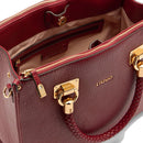 Borsa Donna a Mano Media LIU JO effetto Bottalato Red Wine