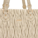 LIU JO Damen Better Quilted Shopping Bag mit marmorfarbenem Webmuster