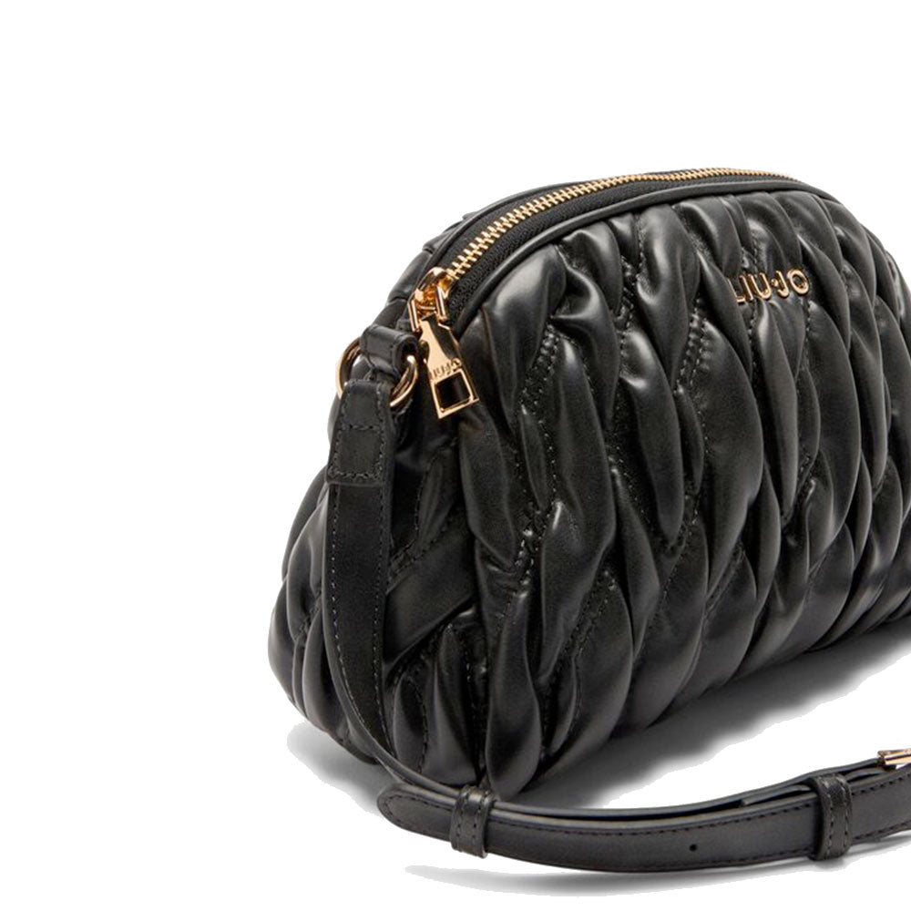 Borsa Donna a Tracolla LIU JO Better Trapuntata con Intreccio Nera