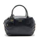 Bauletto Medio Donna LIU JO effetto Bottalato Nero con Charm