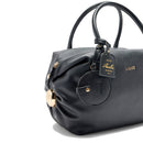 Bauletto Medio Donna LIU JO effetto Bottalato Nero con Charm