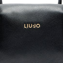 Bauletto Medio Donna LIU JO effetto Bottalato Nero con Charm