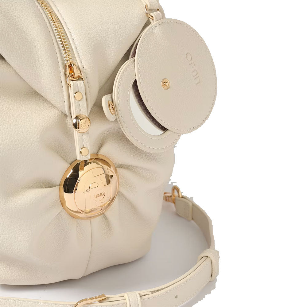 Bauletto Medio Donna LIU JO effetto Bottalato Marmo con Charm