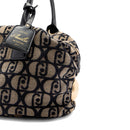 Bauletto Medio Donna LIU JO in Tessuto Jacquard color Tabacco