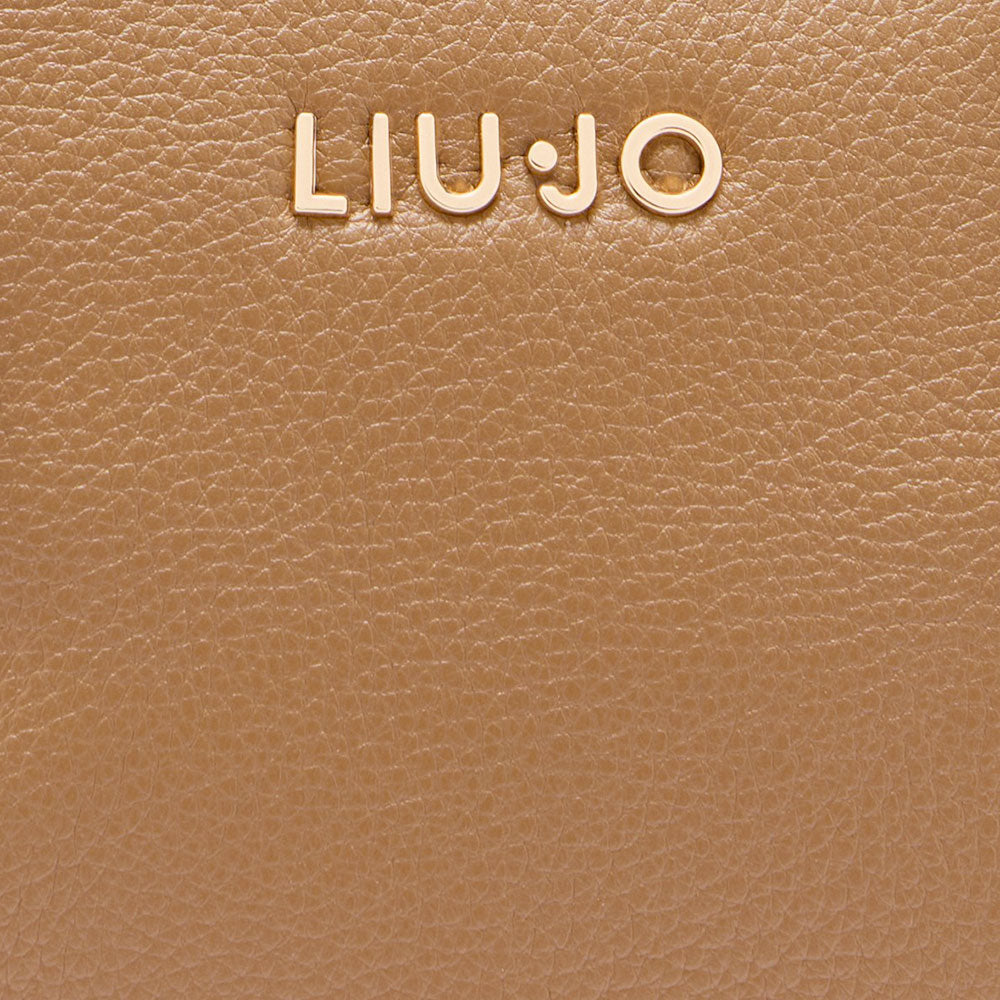 Bauletto Mini Donna LIU JO effetto Bottalato Marrone con Charm
