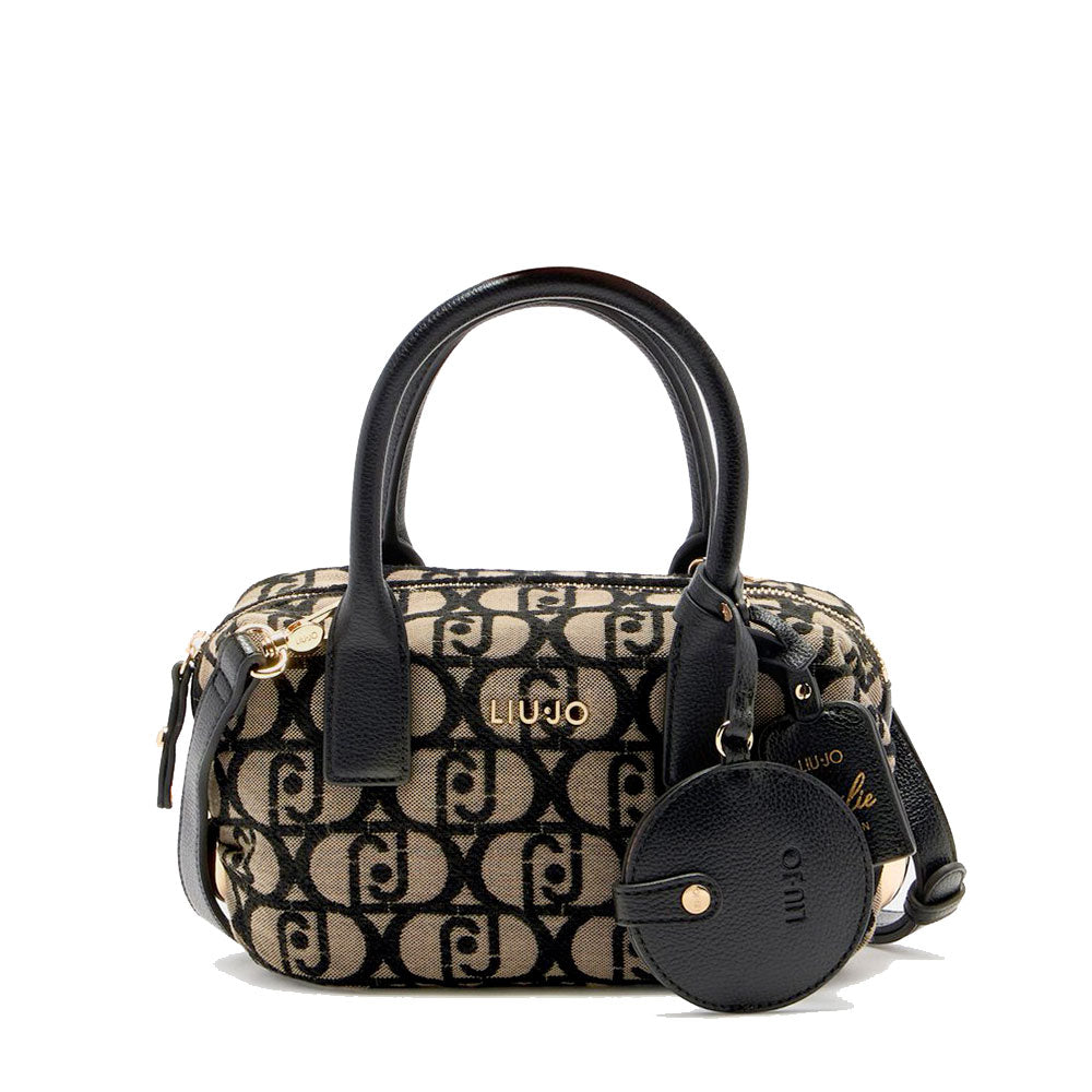 Bauletto Mini Donna LIU JO in Tessuto Jacquard color Tabacco