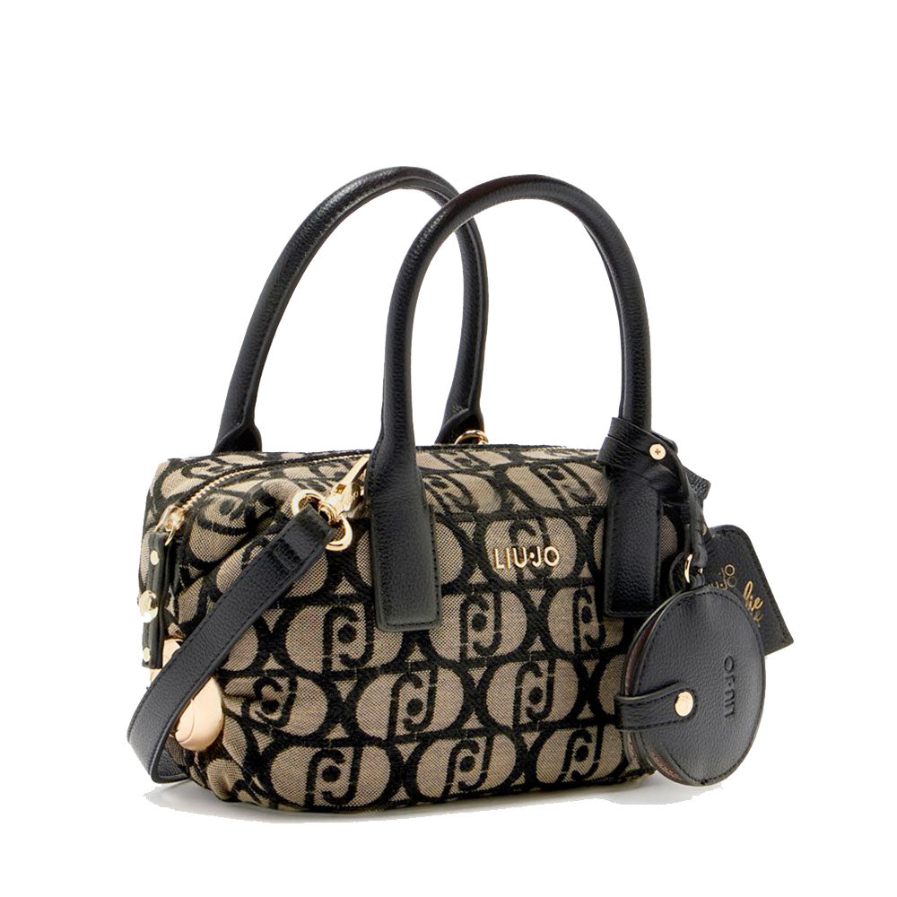 Bauletto Mini Donna LIU JO in Tessuto Jacquard color Tabacco
