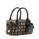 Bauletto Mini Donna LIU JO in Tessuto Jacquard color Tabacco