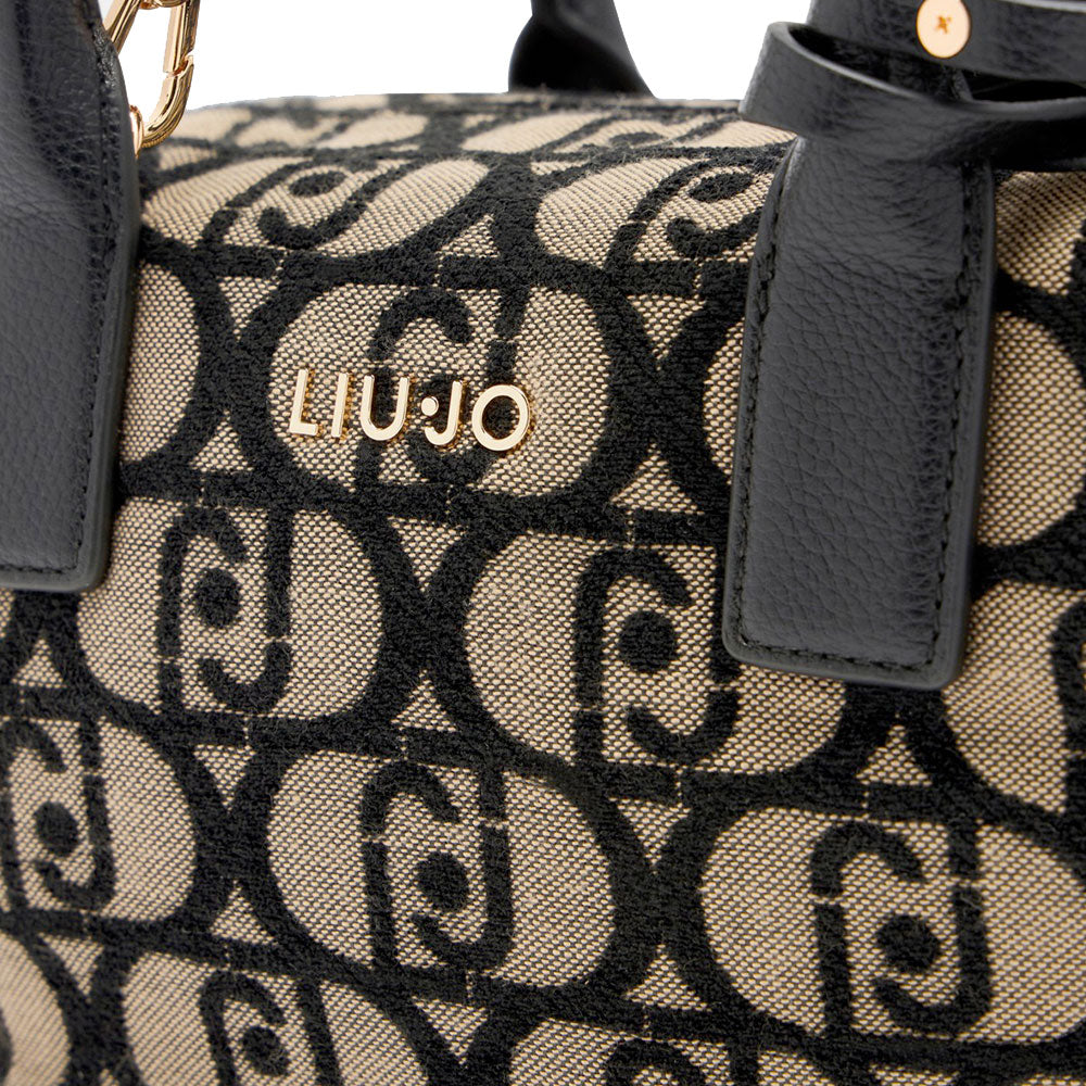 Bauletto Mini Donna LIU JO in Tessuto Jacquard color Tabacco
