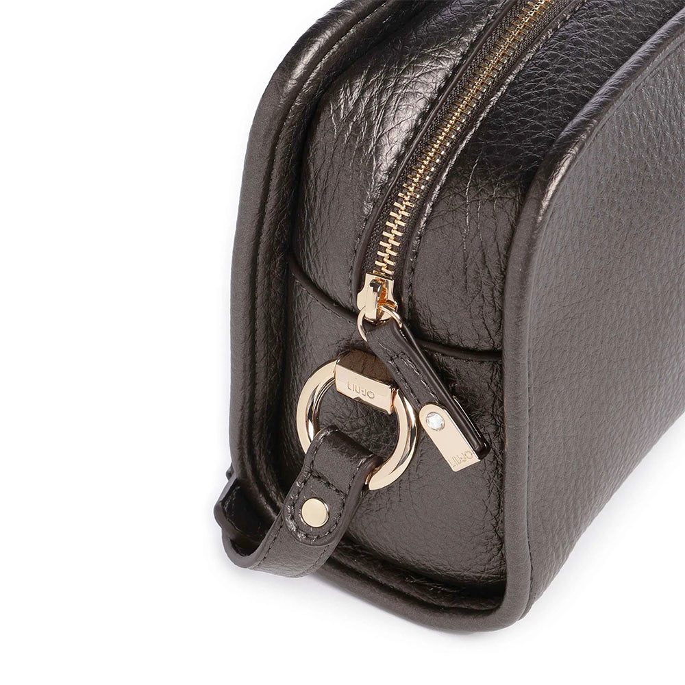 Borsa Donna a Tracolla LIU JO Better effetto Bottalato Moro Light