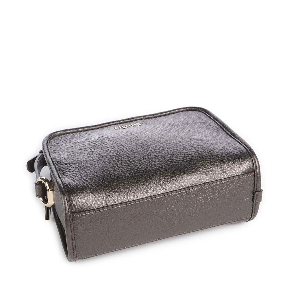 Borsa Donna a Tracolla LIU JO Better effetto Bottalato Moro Light