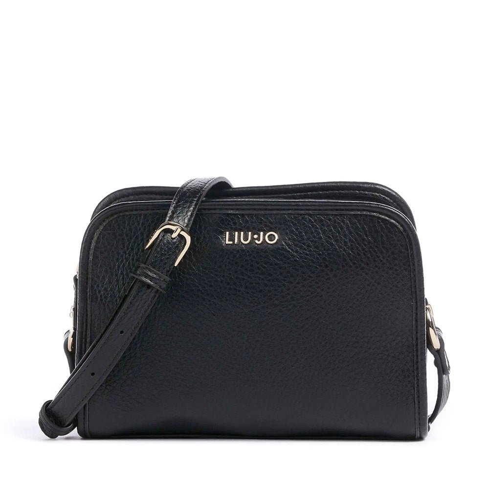 Borsa Donna a Tracolla LIU JO Better effetto Bottalato Nera