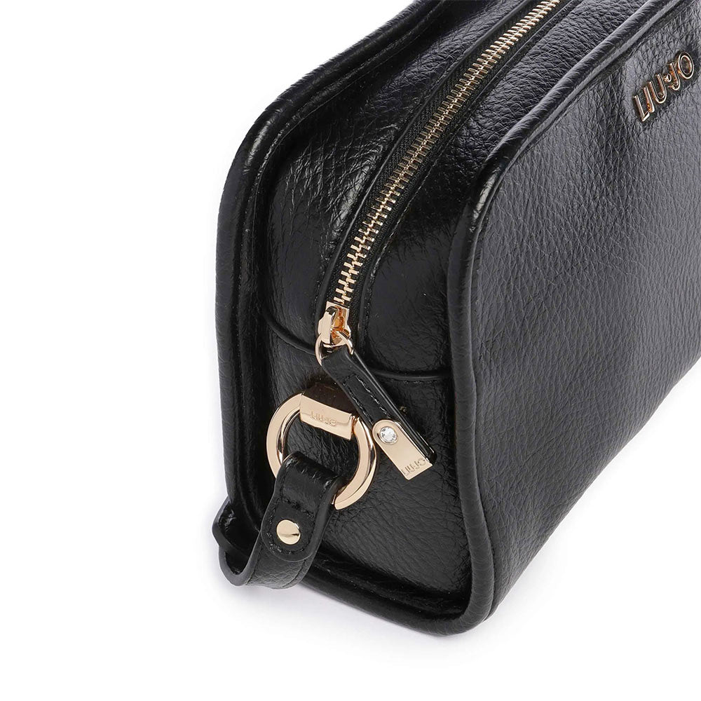 Borsa Donna a Tracolla LIU JO Better effetto Bottalato Nera