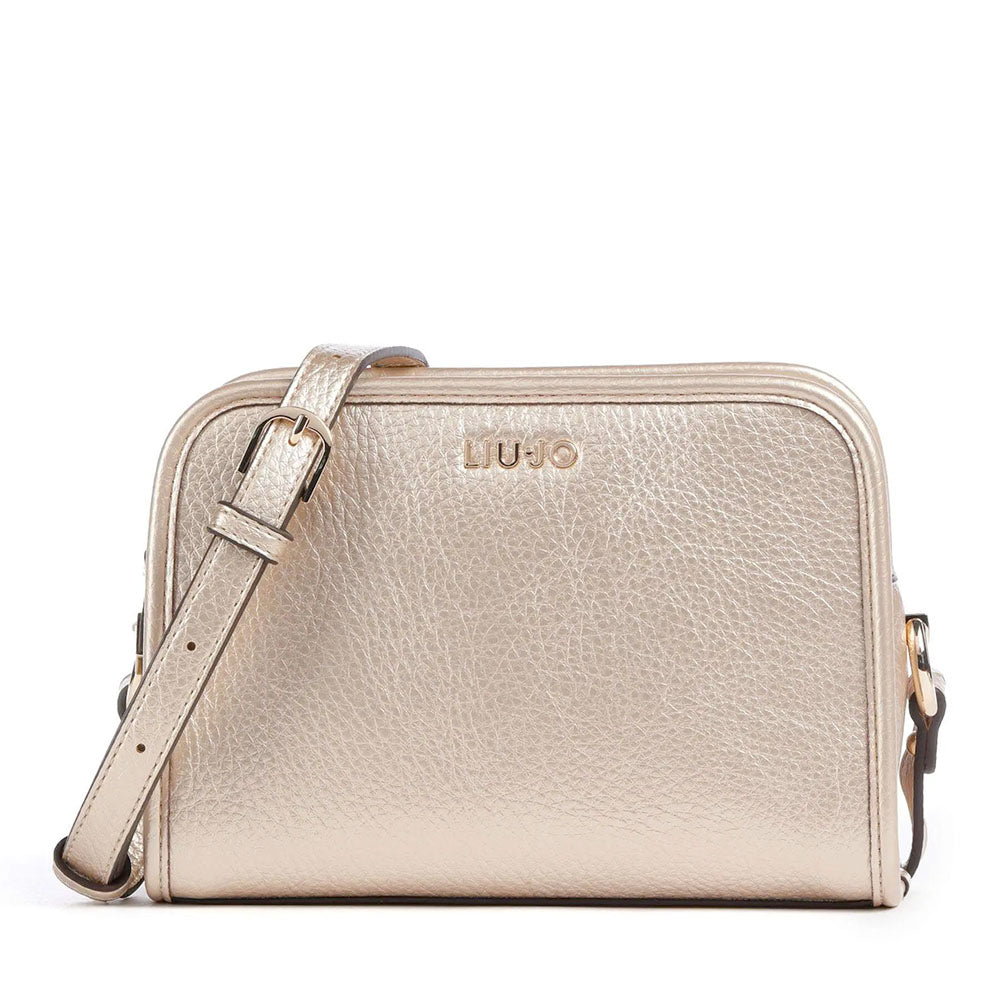 Borsa Donna a Tracolla LIU JO Better effetto Bottalato Light Gold