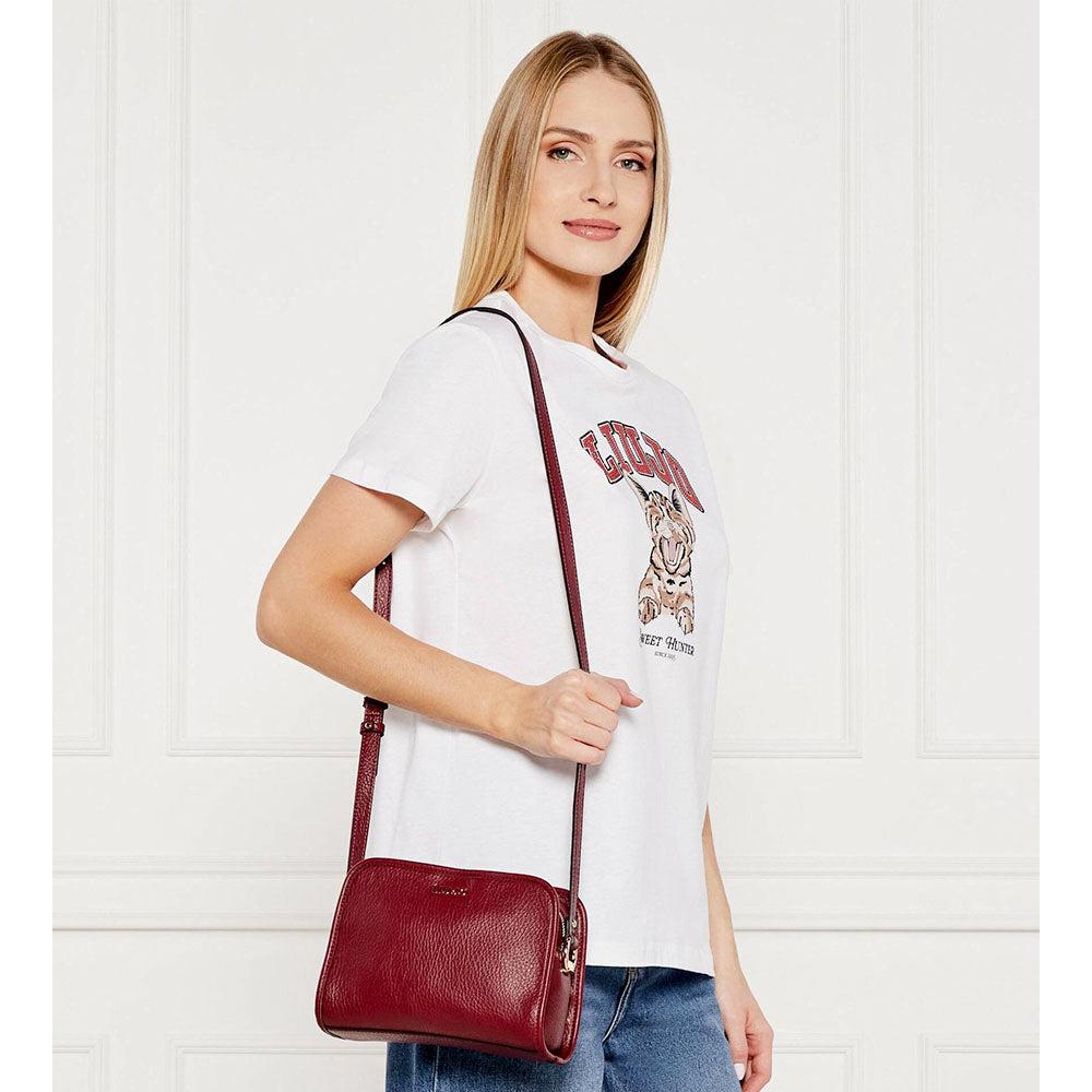 Borsa Donna a Tracolla LIU JO Better effetto Bottalato Red Wine