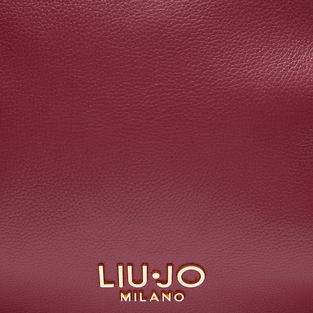 Hobo Bag Donna LIU JO Better effetto Bottalato Red Wine